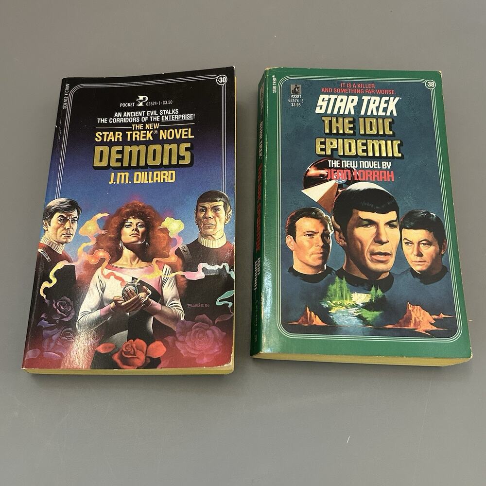 Star Trek #30 Demons 1986 - #38 The Idic Epidemic 1988 1st Pocket Books Printing